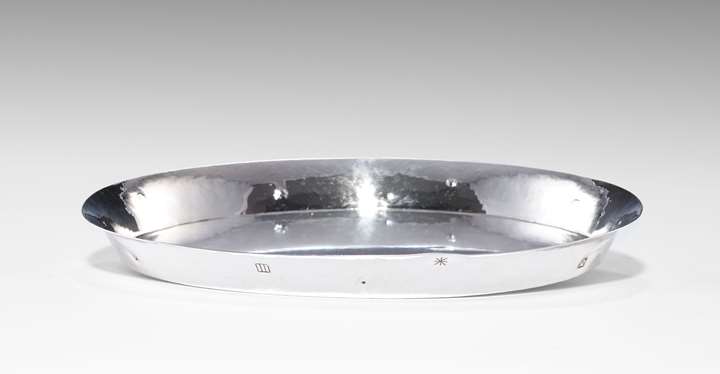 Oval Silver Tray